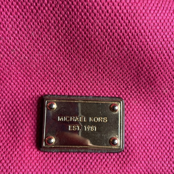 Michael Kors Marina Canvas Fabric Rope Tote Bag - Picture 4 of 4